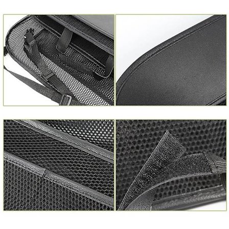 Bil sæde opbevaringspose opbevaringsnetpose, multifunktionel bil opbevaringspose, bagsæde opbevaringspose