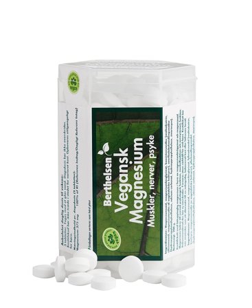 Berthelsen Vegansk Magnesium 240 stk., Helse & Madvarer, Mineraler, Magnesium