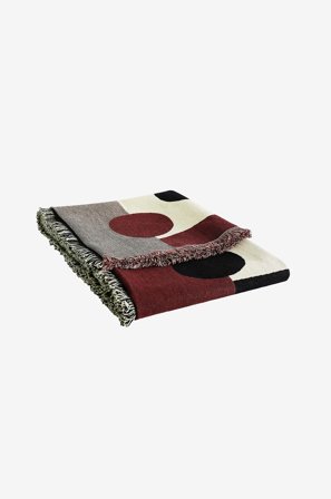 Markslöjd - LIA Pledd 130x170 cm - Rød - Tepper & pledd - 130X170 - Fra Homeroom