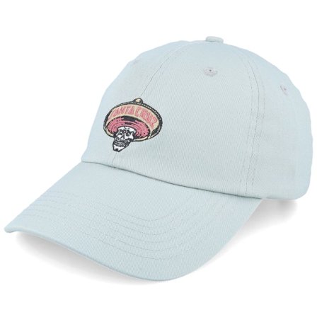 Santa Cruz - Grigio unconstructed Cappellino - Guzman Skull Cap Moon Rock Dad Cap @ Hatstore