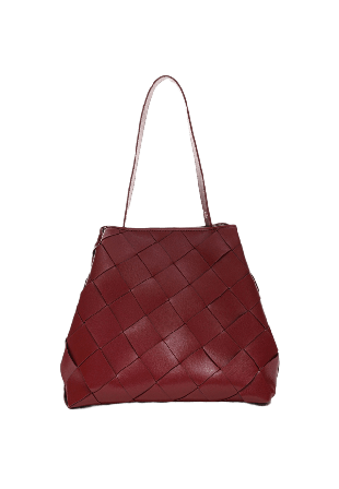 Nunoo Chiara Braided Florence w. Gold Handväskor Dam Blå ONESIZE