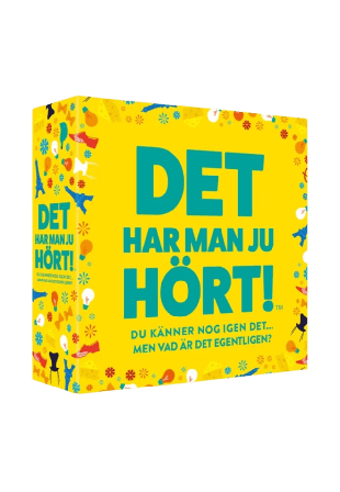 KYLSKÅPSPOESI Det har man ju hört Spel Unisex Gul ONESIZE