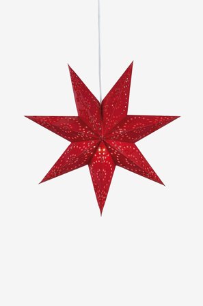 Markslöjd - Valotähti ARATORP 45 cm, paperi - Punainen - Valotähdet - - Homeroom