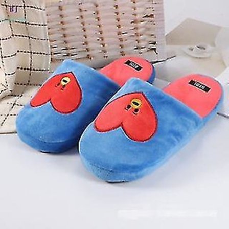 Kpop Bts Bt21 Unisex Varm Plåstertofflor för Hemmet med Halksäker Sula -ES