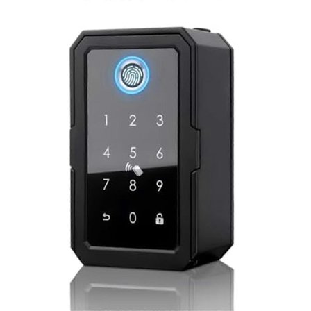 Smartkey Låseboks, Trådløs Smartlåsboks for Hjemmenøkler, Elektronisk Nøkkelboks App Digital Kode Bluetooth K