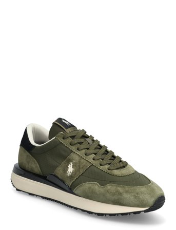 Polo Ralph Lauren Train 89 Suede & Oxford Sneaker - Green - 43