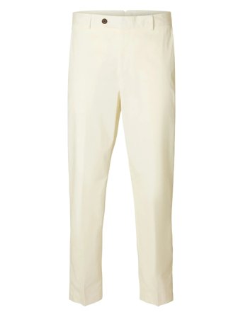 Slhreg-Tanger Trs Bottoms Trousers Formal Cream Selected
