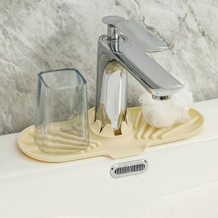 Kjøkkenkran Matte Svampavløpsstativ BEIGE