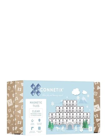 Clear Rectangle Pack 12 Pieces Patterned Connetix