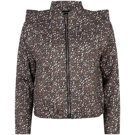Lofty Manner, Jacket tokyo multi dot print Zwart, Dames, Maat:L