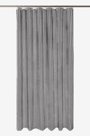 Jotex - Dusjforheng Svart/benhvit - EMMY - Kjøp Dusjforheng hos Jotex