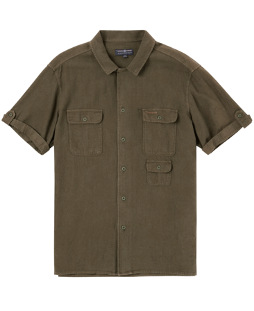 Amundsen Traveller's Linen SS Mens Olive