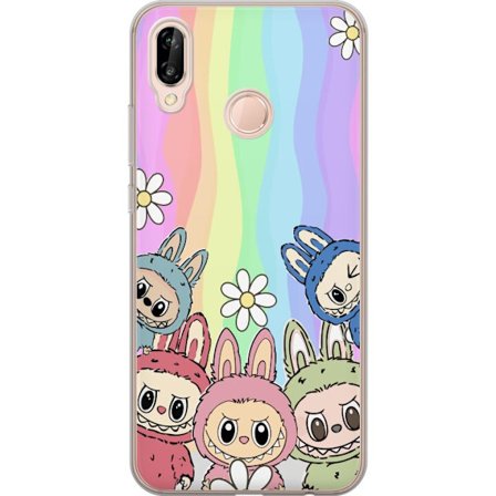 Kompatibel Mobilcover til Huawei Huawei P20 lite Regnbage