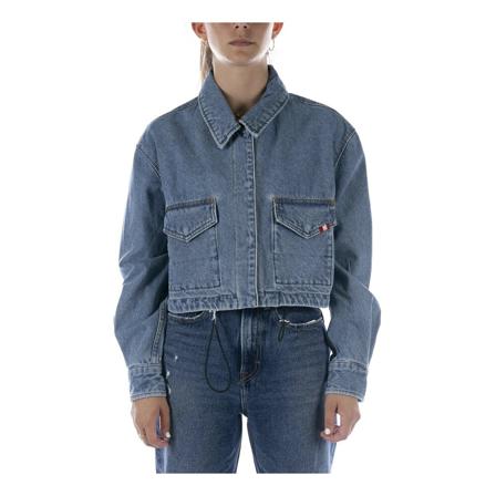Amish Denim Jakke Blå, Dame