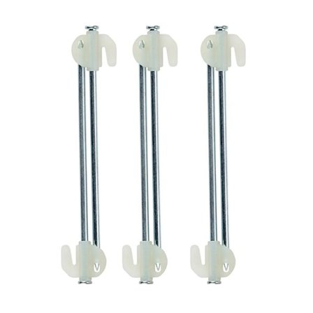 Glow in the Dark Teltpløkker 21 cm - 6-pak for Nattesikkerhed