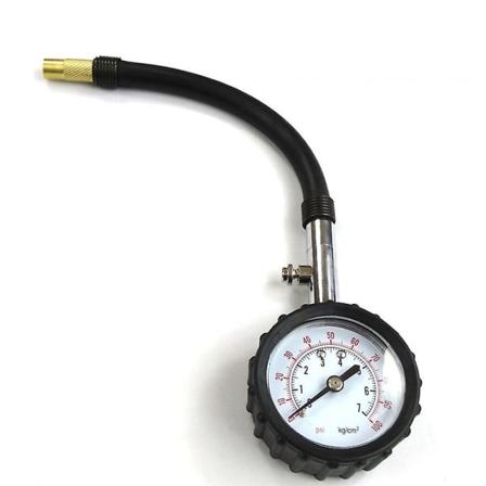 Långt rör däcktrycksmätare 0-100psi Hög precision däcktrycksmätare för bil Motorcykel Universal