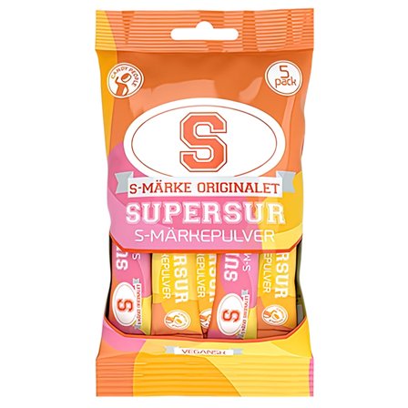 S-merkit Superkirpeä Pulveri Vegaaninen Makeinen