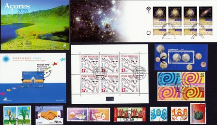 Kultur og historie - 13 forskellige frimærker - Stemplet