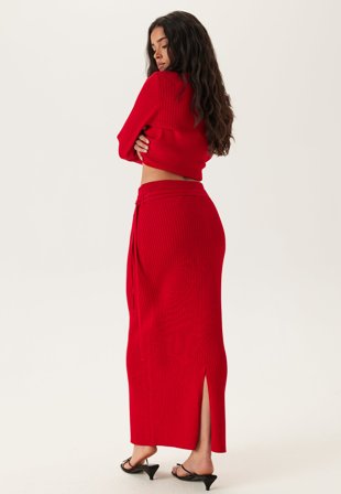SELECTED-Slfcarly Mw Knit Ankle Skirt-M