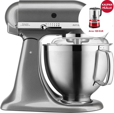 KitchenAid Artisan 5KSM185PSEMS Medallion silver