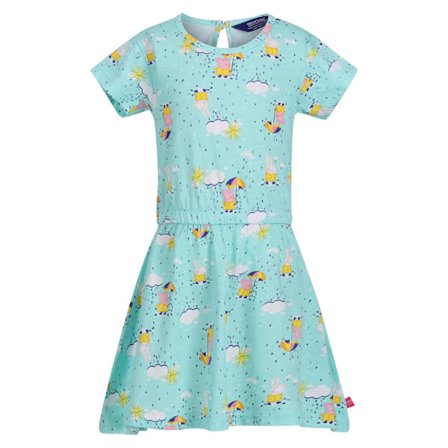 Regatta Baby Girls Greta Gris Clouds Casual Dress 4-5 år Aruba