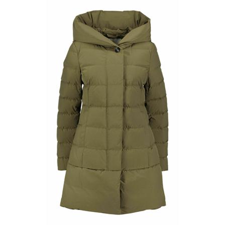 Woolrich, Green Parka Puffy Prescott Zielony, Kobieta, Rozmiar: 2XL