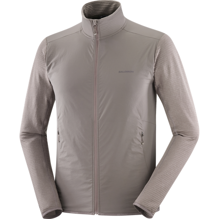 Salomon - couche intermédiaire pour homme Sntial Lightwarm Hybrid M - Iron - S