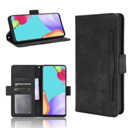 Samsung A72 5G lommebokveske PU-lær 6-POCKET Winston V3 Black