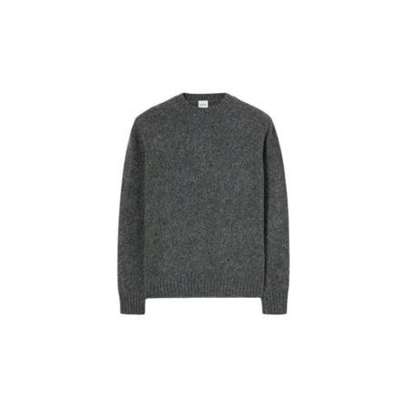 Aspesi, Round-neck Knitwear Grijs, Heren, Maat:L
