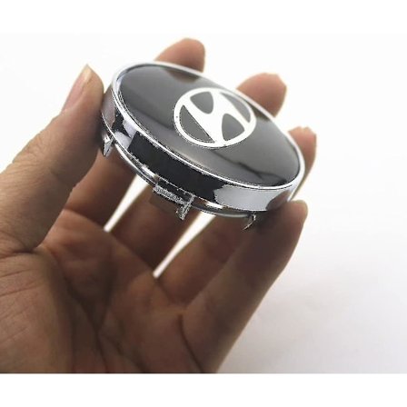 4 stk. 60 mm hjulnavkapsler, bilmærke, logo, hjulcenterkapsel til Solaris Ix35 I20 I30 I40 Hyundai Tucson Creta Santa-liuyue