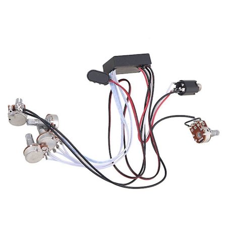 Forforstærker 3-bånds Equalizer EQ Sele For Guitar Bas Tone Kontrol System Til Aktiv Pickup