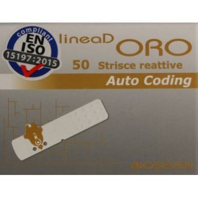 Linea D Strisce Misurazione Glicemia 50 Pezzi Monitoraggio