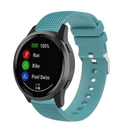 22 mm universal silikoneurrem i gitterstil - Grøn