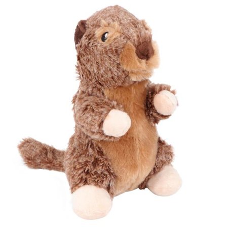 1 st Adorable Pet Tänder Leksak Pet Molar Leksak Pet Plysch Leksak Hund Interaktiv Leksak(19X12CM,Brun)