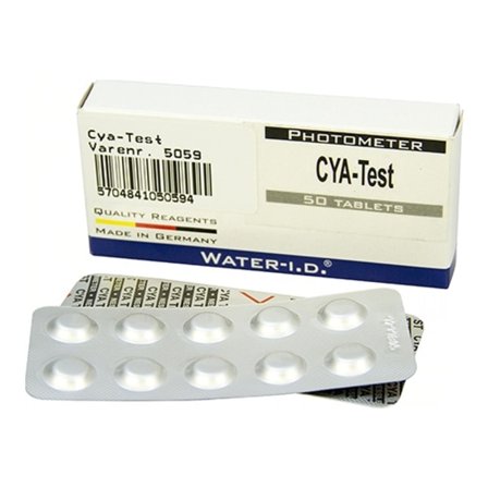 Pool Lab Refill CYA-Test, 50 tablettia