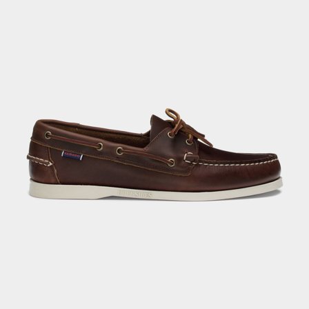 Bootschoenen Heren - Zeilschoenen Sebago Docksides Portland Waxed, Brown (900), heren, EU 44 (US 10 / 28.1 cm)