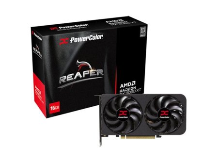 POWERCOLOR Reaper AMD Radeon RX 9060 XT Skjermkort, PCI Express 5.0, 16GB GDDR6