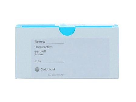 Coloplast Brava Barrierefilm serviett, 120215, 30 stk.