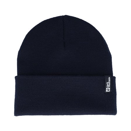 Jack Wolfskin - Blue - cuff - Beanie - Rib Beanie Dark Navy Cuff - Hatstore