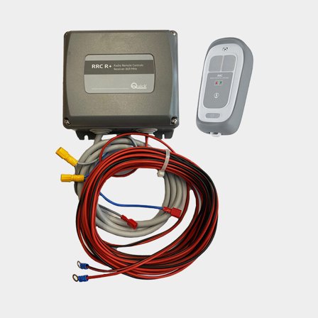 Kit de radiocommande (émetteur & récepteur) Quick, 2 canaux, bouton marche/arrêt, 869 mHz