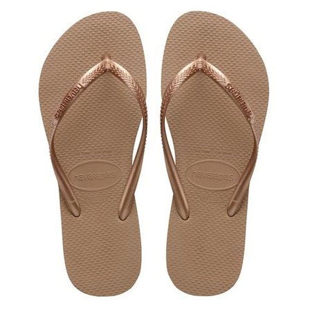 Havaianas Slim Rose Gold Rose Gold 35/36, Tøj & Bolig, Sandaler, Klipklapper