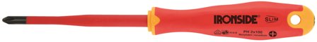 Ironside 100628 Elektrikermejsel PH, 2-komp, 1000V PH2x100 mm, Handverktyg