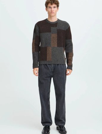 Casual Friday Cfwiren Geometric Knit - Multi/patterned - XL