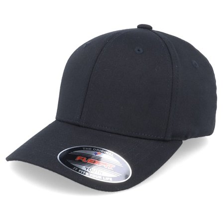 Flexfit - Nero flexfit Cappellino - Kids Wooly Combed Black Flexfit @ Hatstore