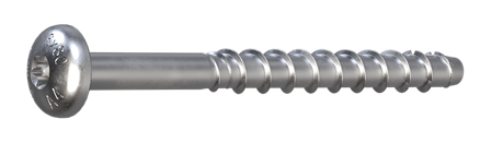 Sormat 9640095887 Betongskruv S-CSA P T30 A4 6x80/35/25 mm, 6-pack, Infästning