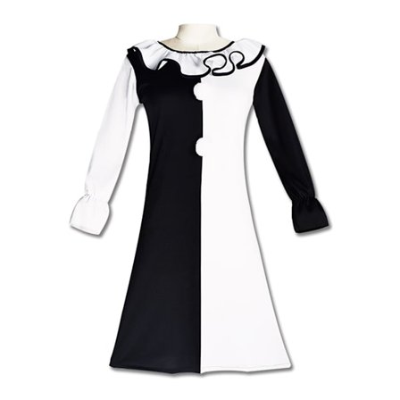 Halloween-asu Rikkoutunut sielu Klovni Cos -esitysasu Nainen - Koko XXXL 女-FF-