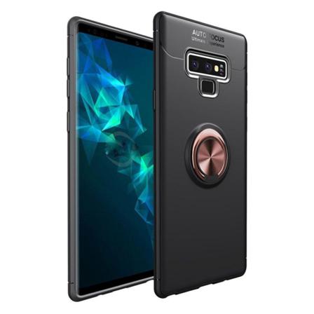 Samsung Galaxy Note 9 Mobilskal Silikon Metall Handring Ståe