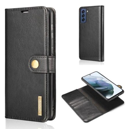 DG.Ming Samsung Galaxy S21 FE 2-in-1 Lompakko Suojakotelo - Musta Black