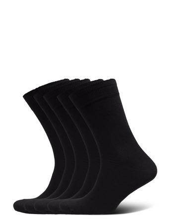 Dovre Sock Cotton 5-Pack Underwear Socks Regular Socks Musta Dovre