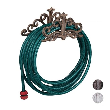 Slanghållare i gjutjärn för vägg